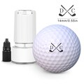 Custom Logo Design Golf Ball Stamp, 0.47 inch Personalized Golf Ball Stamp w Waterproof Permanent Ink Boxset, Golf Ball Marker, Golfer Gift