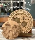 11”  Photo Engraved Cribbage Board
