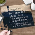 Scenic Jeremiah 29 11 Bible Verse Puzzle, Inspirational Religious Jigsaw, Christian Faith-Based Puzzle, Beautiful Motivational Scene