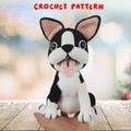 French Bull Dog Crochet Pattern Pdf, Amigurumi Crochet Pattern, Puppy Crochet Pattern English