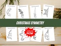 Christmas Symmetry Worksheets | Finish-the-Picture Printable PDF | Holiday Learning Fun | Homeschool Printable | Winter Break Work Packet
