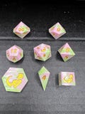 Pink goes good with green-standard logo set