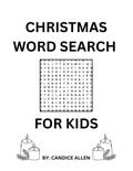 CHRISTMAS Word Search for Kids | 10 word searches