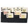 Plain Black Hands Free Playing Card Holder Bingo holds 16 tab dab