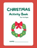 Red & Green Fun Christmas Activity Book for Kids