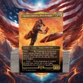 MTG Commander Deck EDH Deck Captain America, First Avenger 100 Magic Cards Custom Deck Jeskai Equipment Marvel Voltron