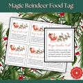Reindeer food tag, Magical reindeer food, Reindeer food poem, Reindeer food labels, Reindeer food, Reindeer printable, Christmas traditions