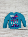 See You Next Year Elf Sweaters -Sweaters for Elves-Christmas Fun-Elf Doll Sweater-Elf Doll-Clothes for Elf-Elf Doll Sweater