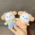Crochet Dog Plush, Amigurumi Dog Keychain, Handmade Animal Plush Gift, Cute Plush Keychain