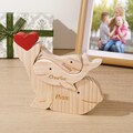 Wooden Whale Family Puzzle 2-6, Whale Family Decor for Wife Mom Gift, Wedding Anniversary Gift for Mom Grandma Couples, Love and Affection