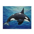 Stained Glass Orca Puzzle (120, 252, 500-Piece)