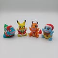 Christmas Pokemon - Pikachu, Charmander, Bulbasaur, Squirtle - Pick You Own Kanto Starters - Unique Holiday 3D Printed Figures for Gifts
