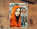 Mtg Card Sleeves: Girl with red hat Top Quality Sleeves, Suitable for all tcgs High Quality Gloss