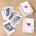 Unique Photo Gift | Deck of Custom Playing Cards Box Set | Memorial Anniversary's Gift | Gift for Boyfriend Valentines Day Gift