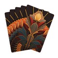 Art Deco Poker Cards - Stylized Floral Design Playing Cards, Vintage Inspired Deck for Game Night, Unique Gift Idea & Collectible