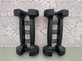Vintage sports dumbbells, Old dumbbells, Vintage dumbbells, Soviet dumbbells with springs, Sports equipment, Gift for him, Hand expander.