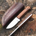 Hand Forged Neck Knife with sheath | Custom knife | Hunting Knife | Fixed Blade | Camping Knife | Gift for MEN/BF