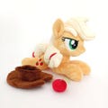 12" (30 cm) Applejack Plush, My Little Pony Plush, Pony Stuffed Toy