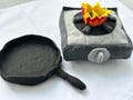 Mini Stove Felt Pretend Play Toy/Pretend Play Kitchen Accessories/Kitchen Tool Play Toy/ Stove with Fire Felt/Felt Toy