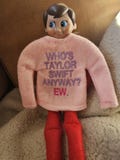 Elf on Shelf Taylor Swift Lover Shirt Embroidered, READY TO SHIP,  Christmas Gift
