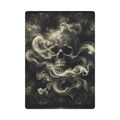 Poker Cards, Skull with Smoke