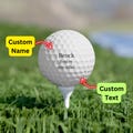 Custom Golf Balls 6pcs Personalized with Funny Phrase, Golf Gifts for Men, Sports Accessories, Golfer's Present, Golf Lover Merch, Valentine