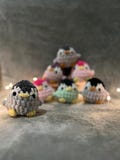 Chubby Baby Penguin | Ready to ship | Crochet Plushie | handmade Christmas present | stocking stuffer | in stock