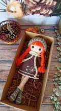 Amigurumi doll, Handmade Knitted Doll, Snowflake Doll, Handmade Doll, Personalized Amigurumi Doll, Amigurumi Snowflake, Amigurumi Toys