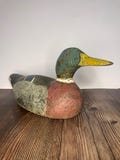 Vintage Wooden Mallard Duck Decoy
