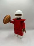 Mega Arizona Cardinals themed 8.5in brick Lego man