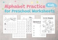 Alphabet Tracing & Matching Workbook: Fun Coloring and Letter Recognition Activities