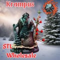 Krampus D&D 52mm Miniature STL Files