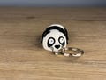 Panda Bear Fidget Keychain, Cute Stress Relief Toy, Black and White Panda, Adorable Panda Bear Gift, Fidget Keychain for Kids and Adults