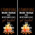 Cornhole Wrap | Digital Download | Camping Friends Design | Cornhole Game Wrap| Decals | Cornhole Board Maker | Large Format Print File