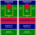 Cornhole Wrap | Digital Download | Football Drinking Game | Cornhole Game Wrap | Decals | Cornhole Board Maker | Large Format Print File