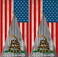 Cornhole Wrap | Digital Download | American Flag Dont Tread on Me | Gadsen Flag | Cornhole Game Wrap | Decals | Large Format Print File