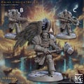 Malakim Vindicator D Assimar Fighter Celestial Fantasy Miniature Dungeons and Dragons Mini RPG Tabletop Games DnD 5e Painting Pathfinder