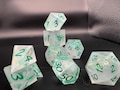 Opals of power! 9 piece dice set!