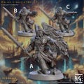 Malakim Vindicator E Assimar Fighter Celestial Fantasy Miniature Dungeons and Dragons Mini RPG Tabletop Games DnD 5e Painting Pathfinder