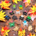 Mini Jumping Spiders - 1.2 Inch Cute 3D Printed Spider Toy - Mystery Pack!