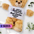 Customized Aunt Teddy Bear, Custom Just a Boy Who Loves His Aunt Plushie, Teddy Bear with Photo, Gift for Aunts, Gift from Nephew to Aunt