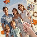 Custom Puzzle From Family Photo With 35 - 1000 Pieces - A Gift for Parents And Children - Creative Anniversary Gift in The Form of A Puzzle