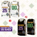 Custom Mardi Gras Basketball Jersey Team Name & Number, Basketball Jersey Team, Basketball Jersey for Mardi Gras Parade New Orleans