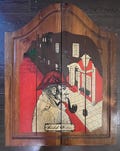 rare Sherlock Holmes dart board