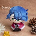 stuffed plush doll Honkai Star Rail characters on Sampo,plush accessories, plush keychains, Blue and Purple decorate