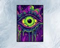 MTG Card Sleeves: Tentacles and slime eyes, High-Quality Foil, Perfect for All TCGs,MTG Accessories,Foil/Holo Finish