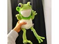 Kawaii Cloak Frog Plush, Big Eyes Anime Doll, Stuffed Animal Toy - Baby Hug Pillow