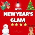 NEW YEARS GLAM monopo 4 star sticker set 13