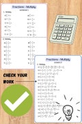 Fraction Multiplication Worksheet