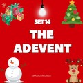 THE ADVENT MONOPO 4 star sticker set 14